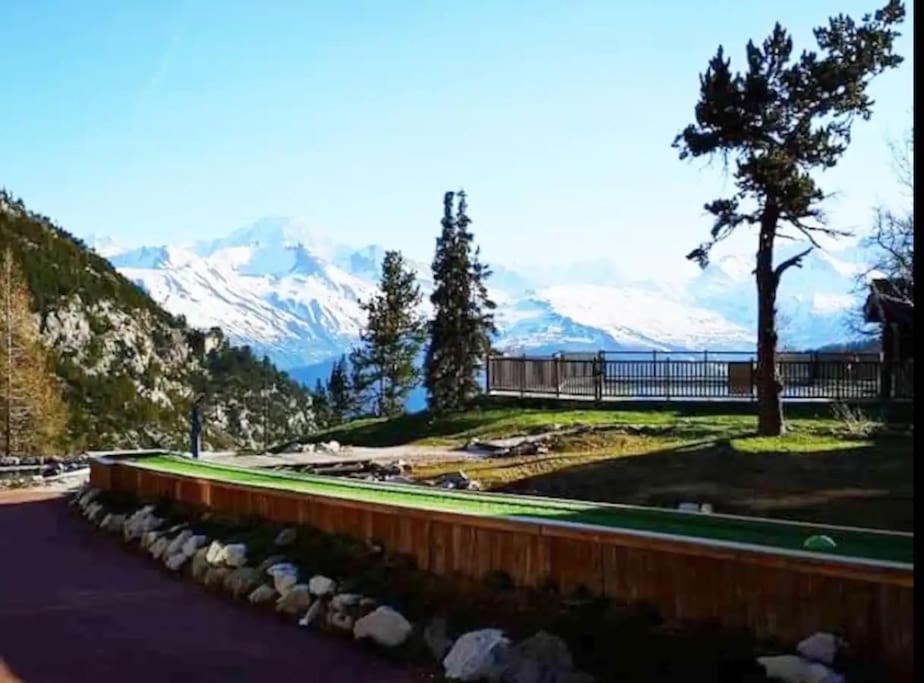 Appartement Style Chalet 5* Vue Mont-Blanc - Arc 1950 Les Arcs  Exteriör bild