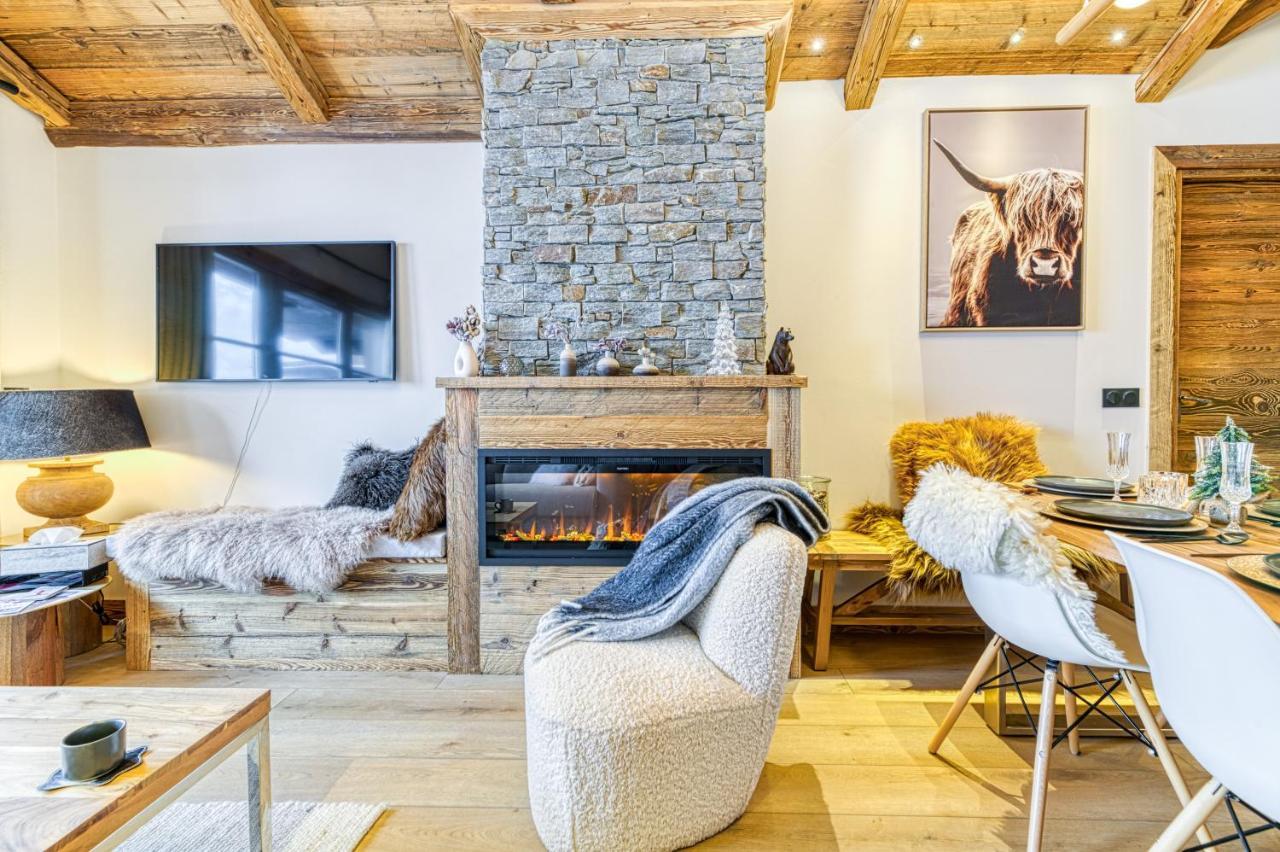Appartement Style Chalet 5* Vue Mont-Blanc - Arc 1950 Les Arcs  Exteriör bild