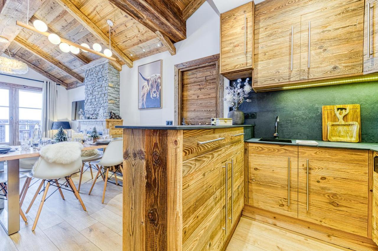 Appartement Style Chalet 5* Vue Mont-Blanc - Arc 1950 Les Arcs  Exteriör bild